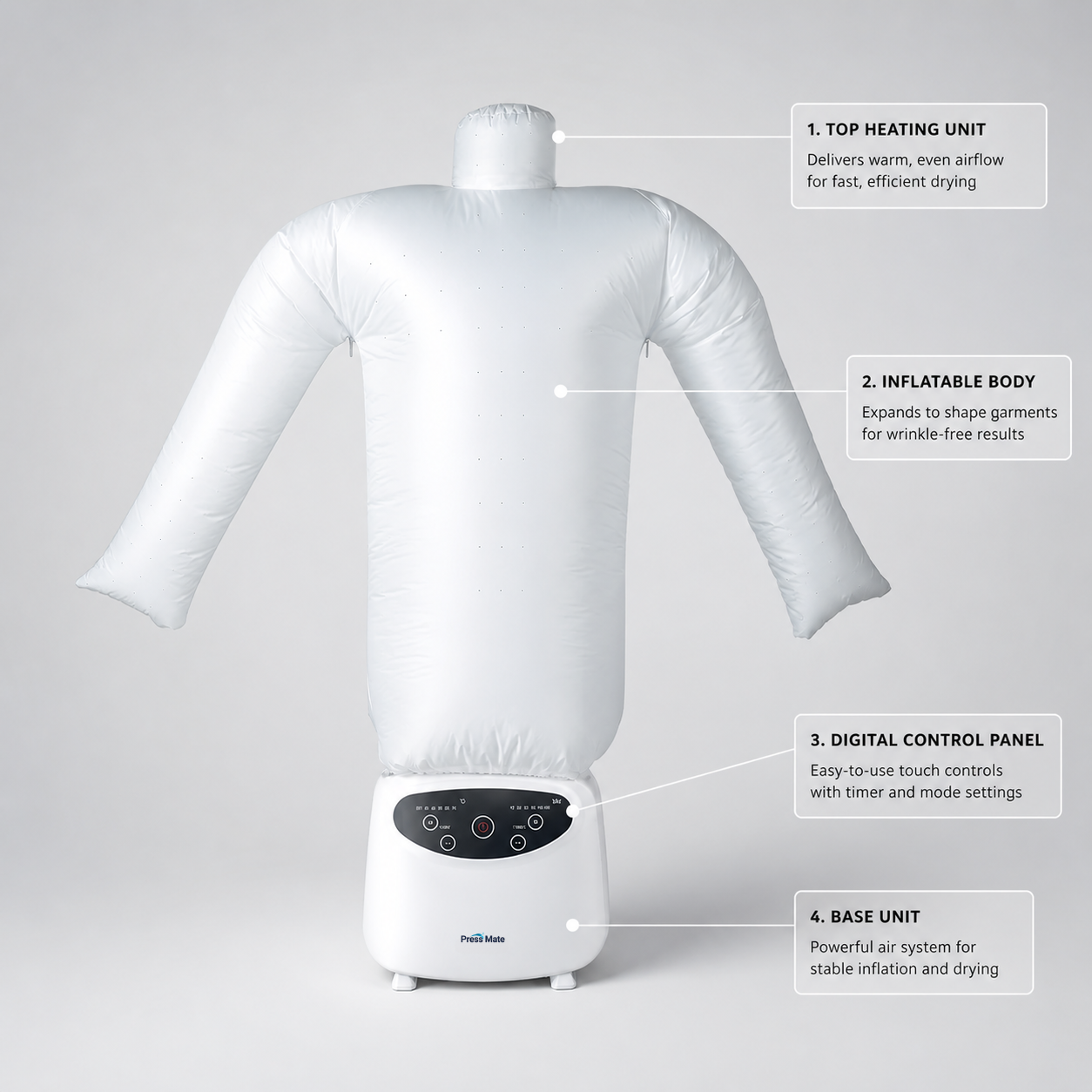 PressMate Smart Garment Press Machine